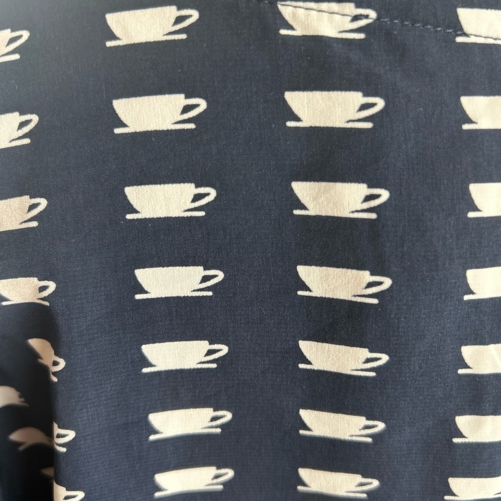 Gap Navy/White Shift Dress with Coffee Cup Print - Picture 4 of 4